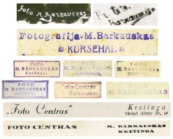 M. Barkausko fotografjų ženklinimas